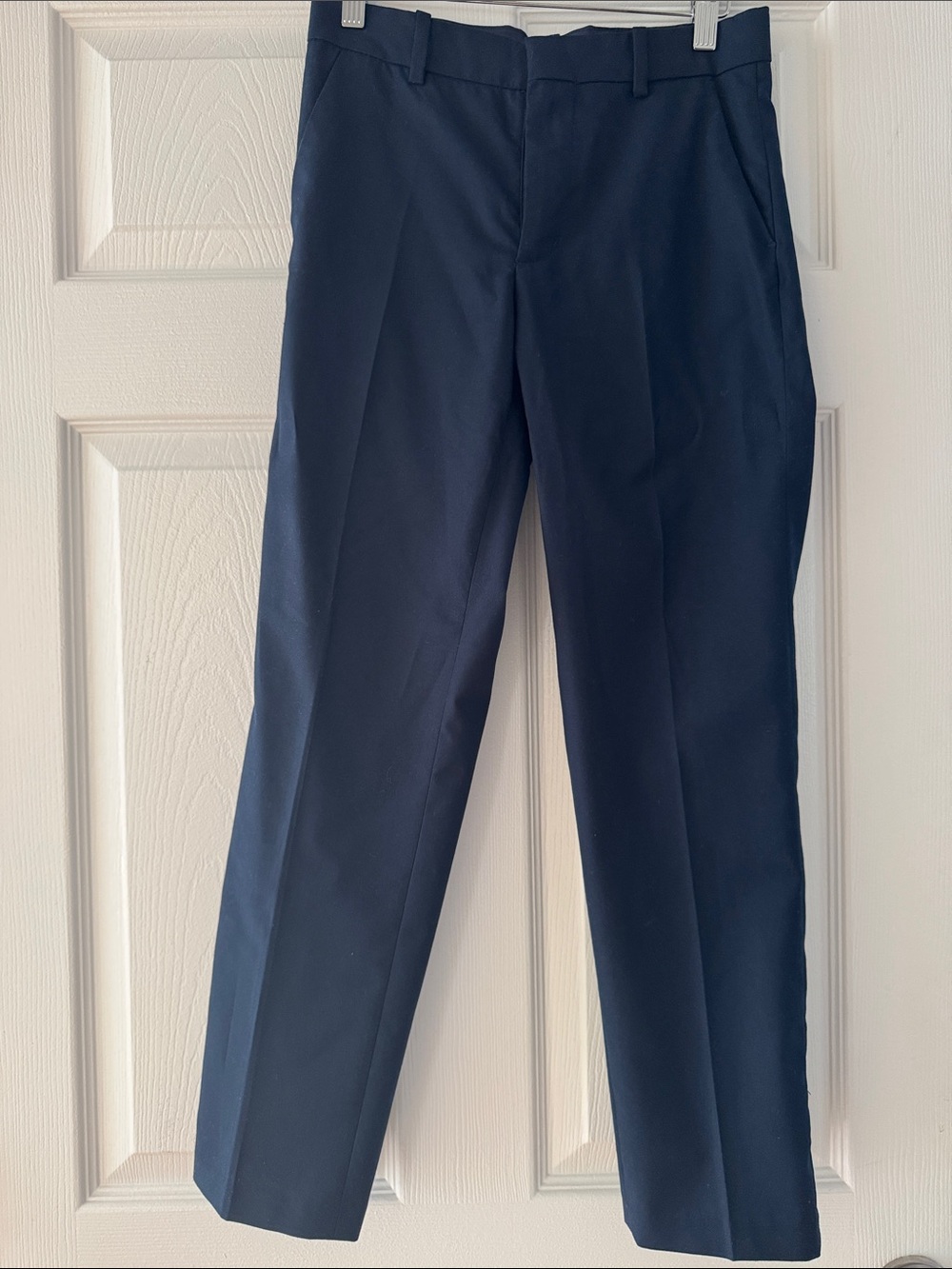 H&M Boys Navy Formal Suit Dress Pants - Tailored Crease